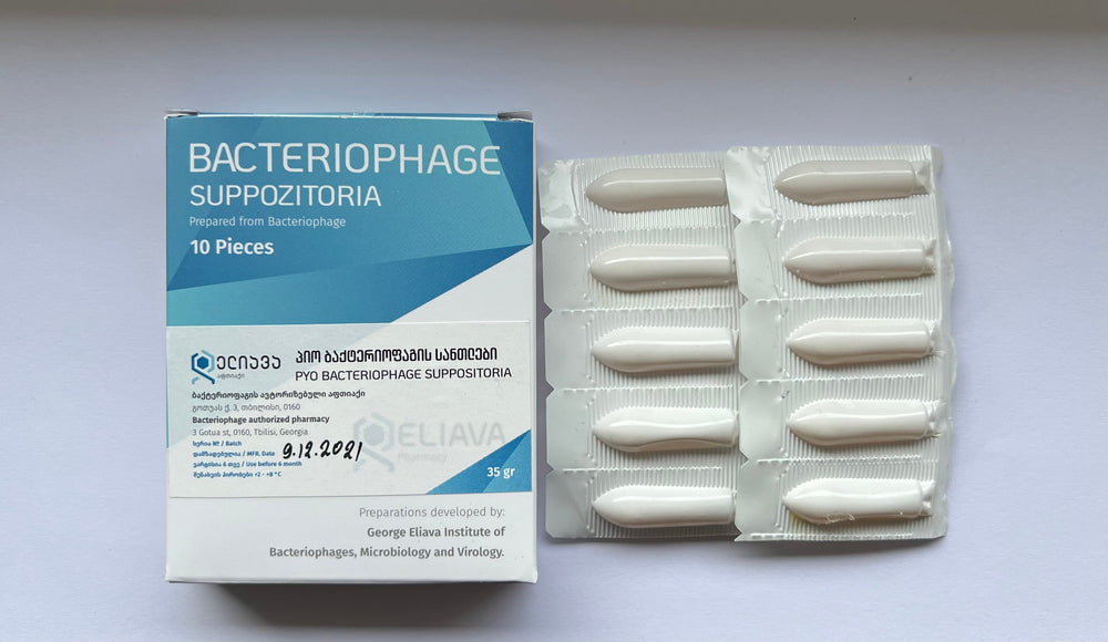 PYO Bacteriophage Suppositoria 35 Gramm (10 Pieces)